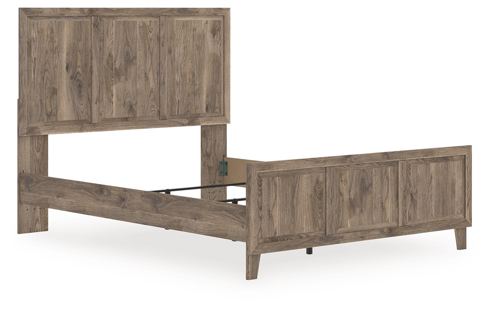 Rusticott Brown Queen Panel Bed