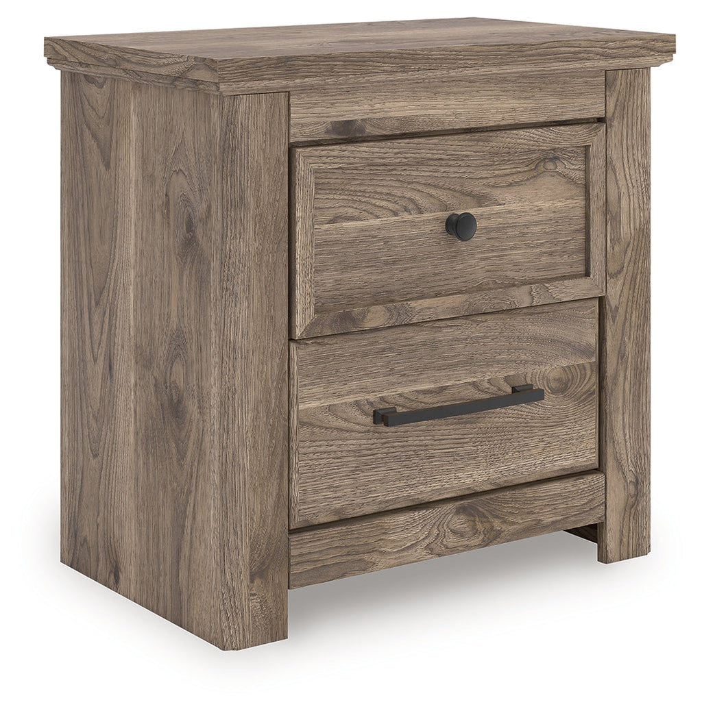 Rusticott Brown Queen Poster Bed, Dresser and Nightstand