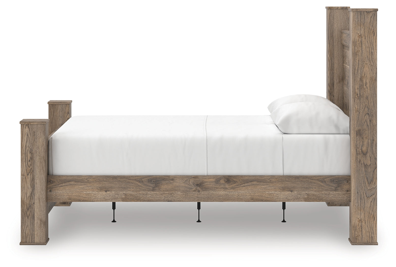 Rusticott Brown Queen Poster Bed