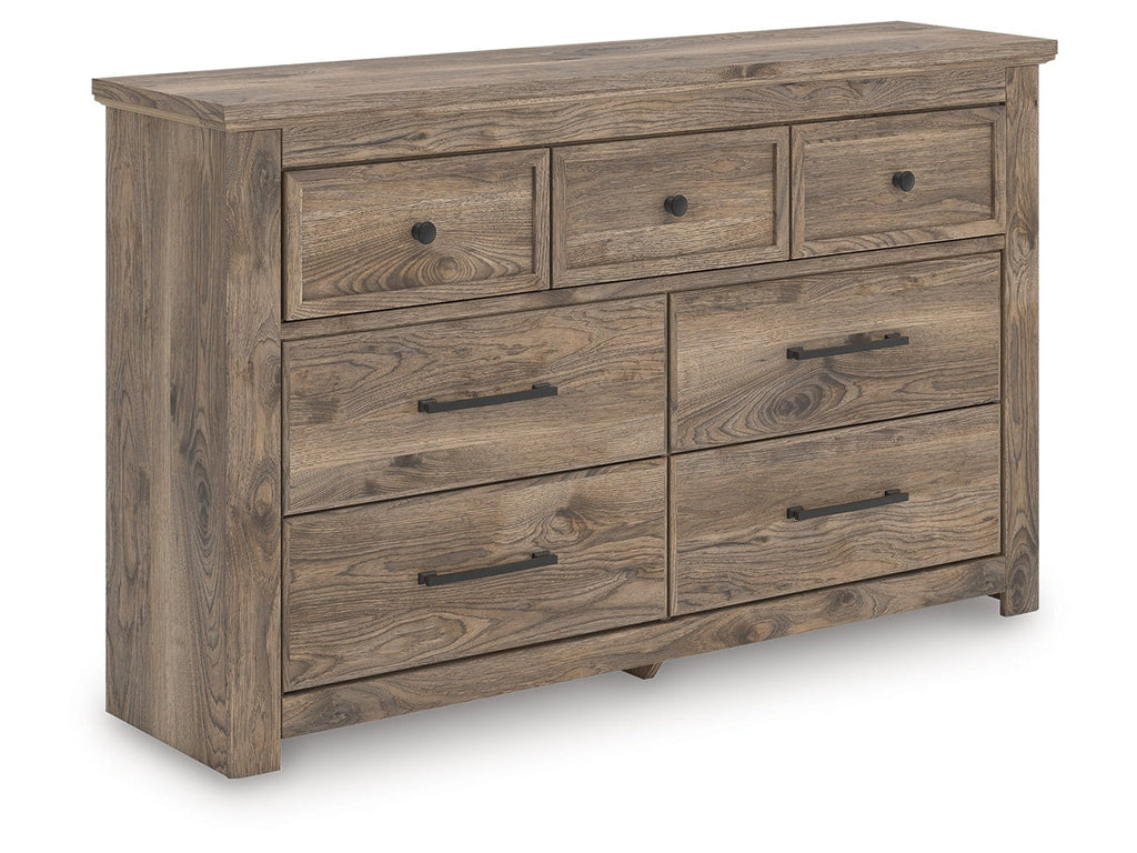 Rusticott Brown Seven Drawer Dresser
