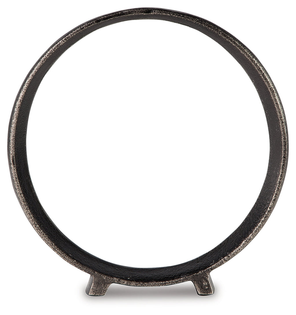 Ryandale Antique Black Sculpture (Set of 2) (11.5"H)