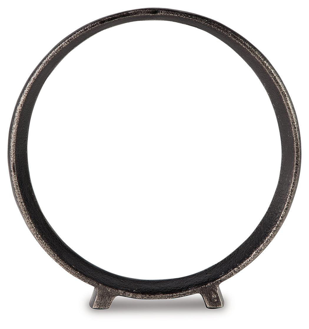 Ryandale Antique Black Sculpture (Set of 2) (11.5"H)