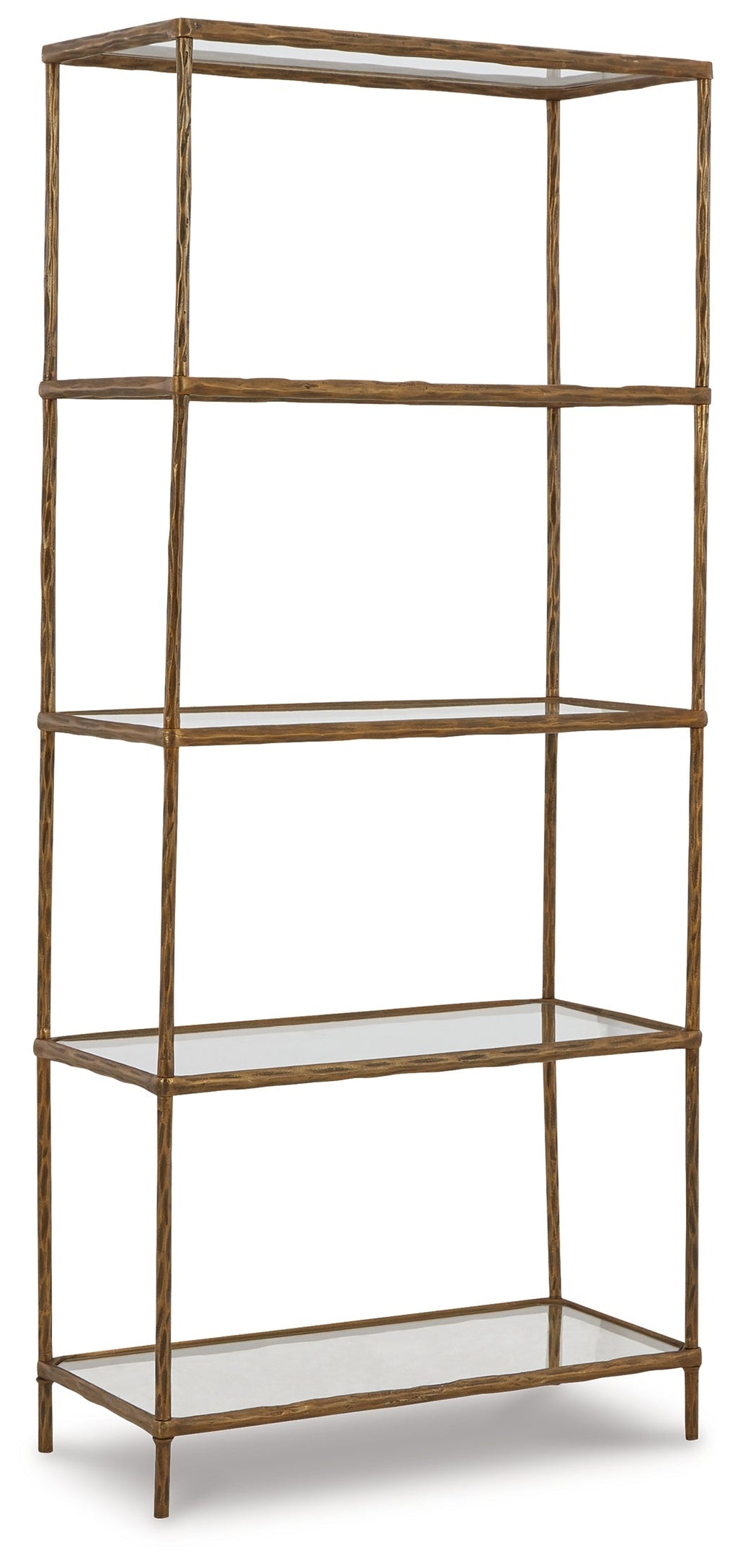 Ryandale Antique Brass Finish Bookcase