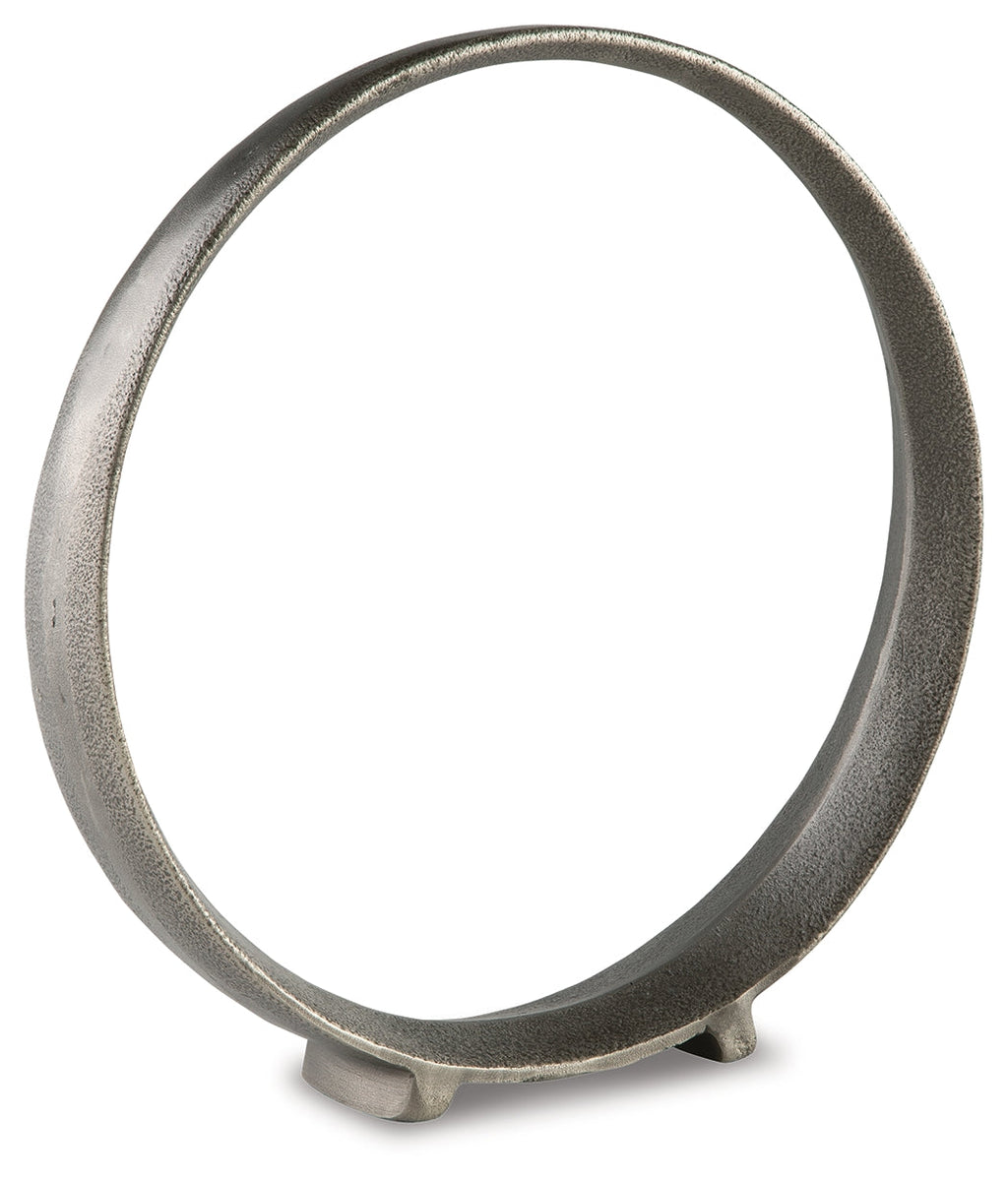Ryandale Antique Pewter Finish Sculpture (Set of 2) (14.5"H)