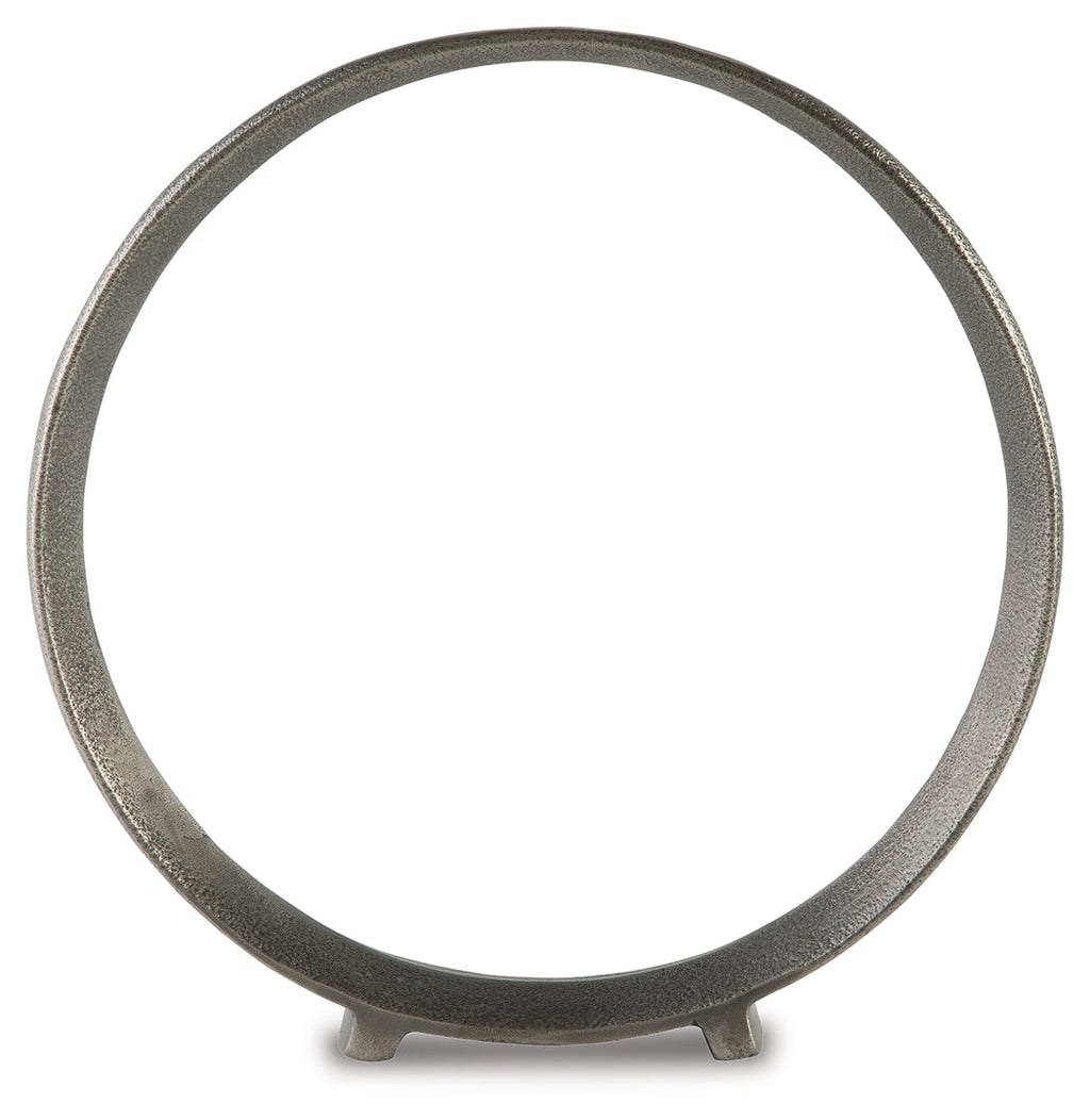 Ryandale Antique Pewter Finish Sculpture (Set of 2) (14.5"H)