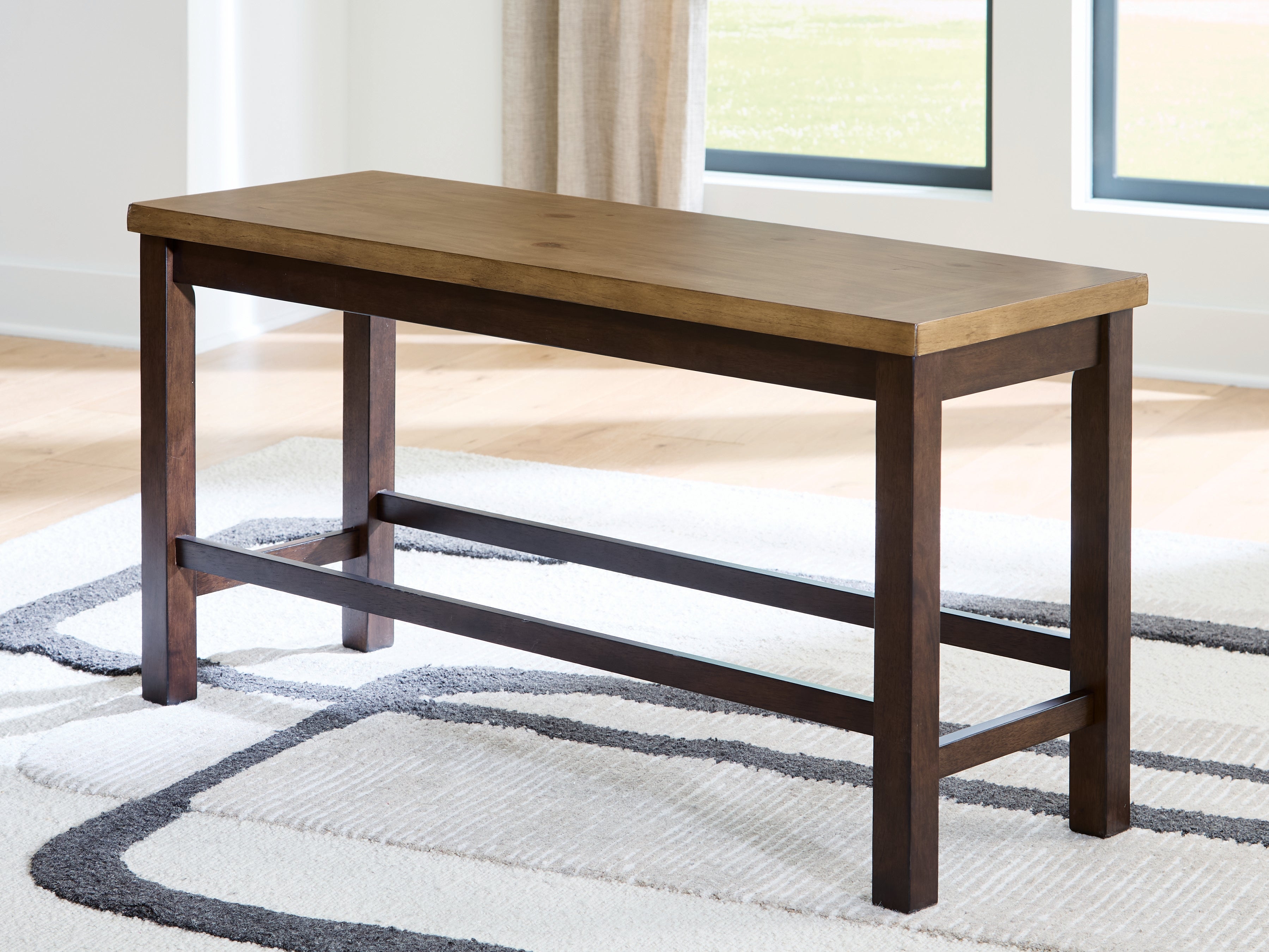 Rylandeen Light Brown/Dark Brown Double Counter Bench (1/CN)