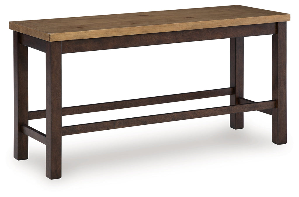Rylandeen Light Brown/Dark Brown Double Counter Bench (1/CN)