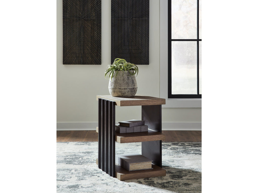 Rylandyn Black/Light Brown End Table