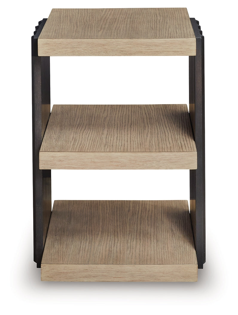 Rylandyn Black/Light Brown End Table