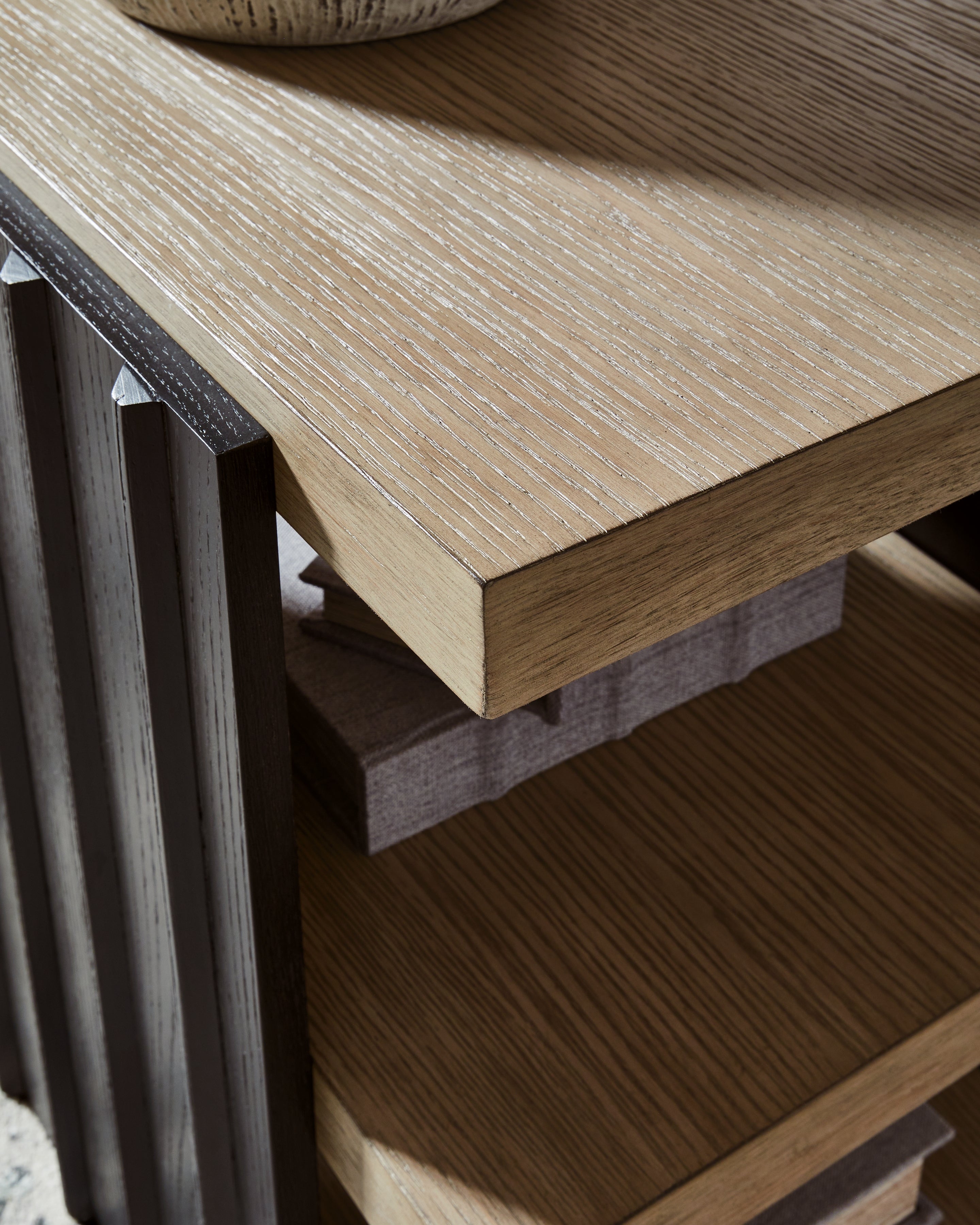 Rylandyn Black/Light Brown End Table