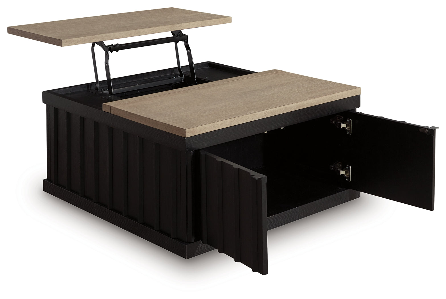 Rylandyn Black/Light Brown Lift-Top Coffee Table