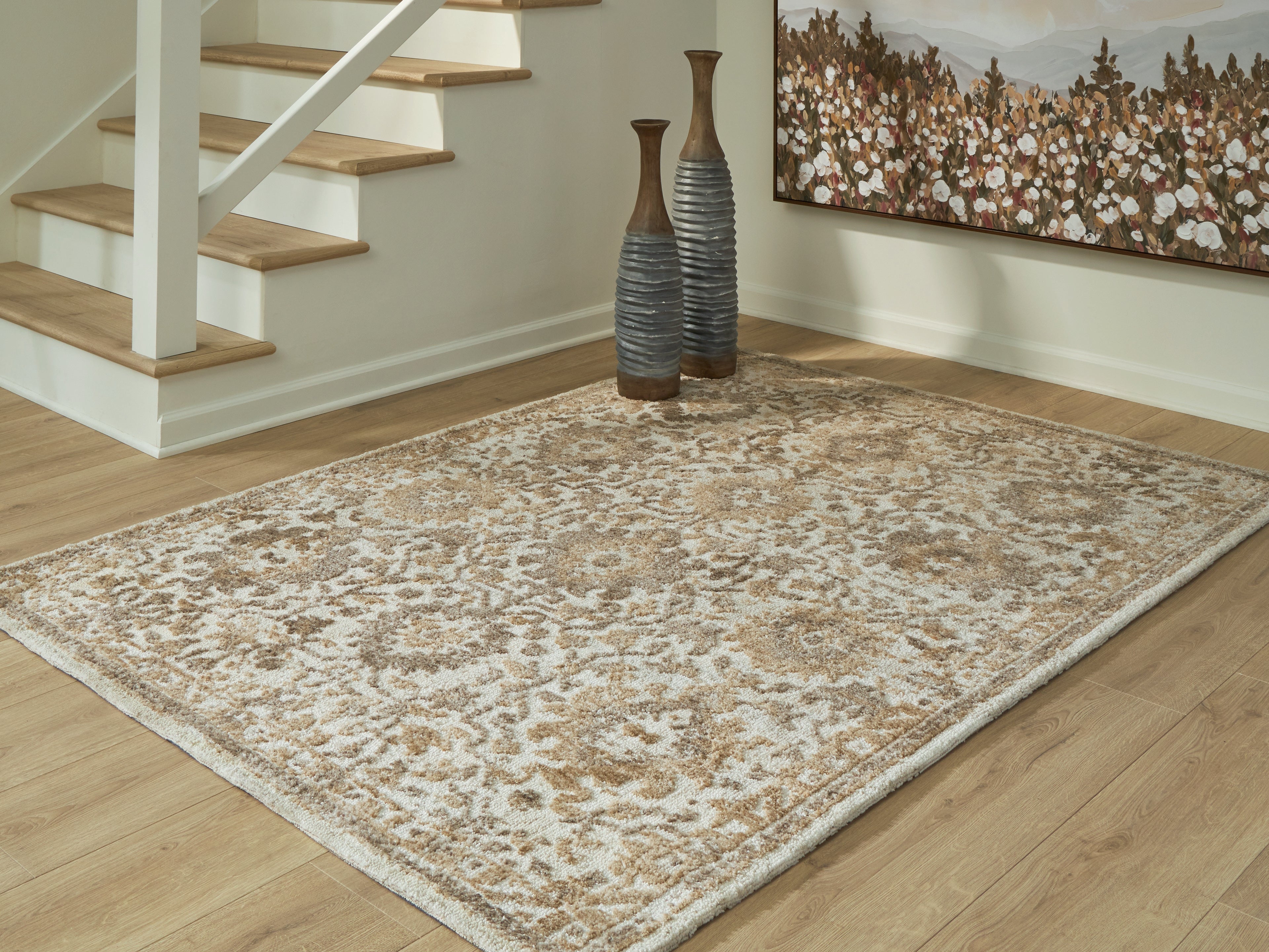 Sableridge Ivory/Taupe/Camel Medium Rug