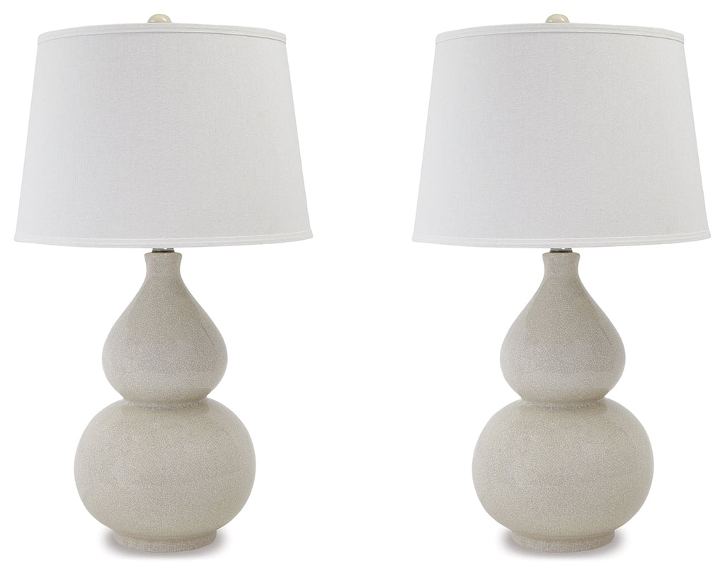 Saffi Cream Table Lamp (Set of 2)