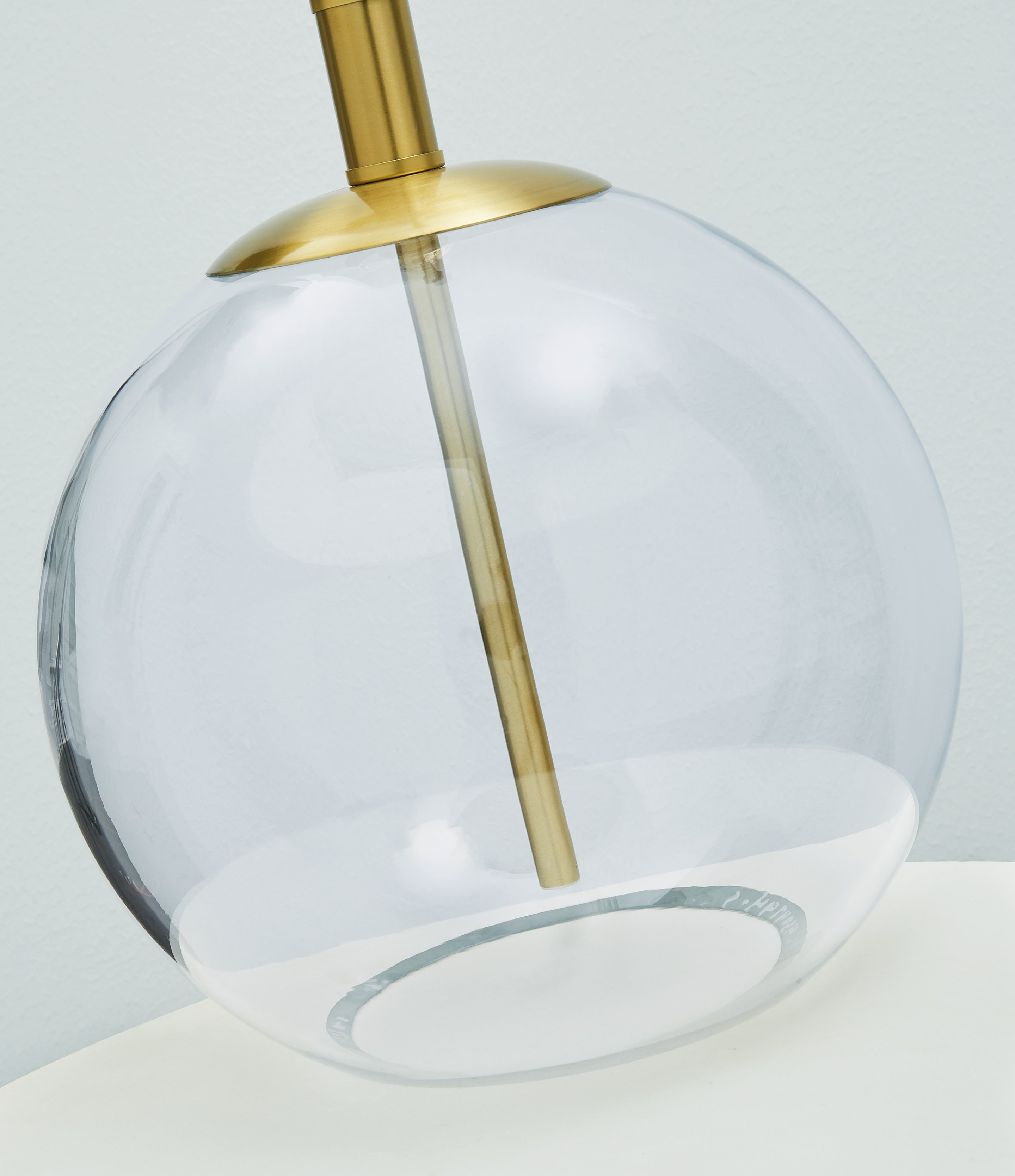 Samder Clear/Brass Table Lamp (Set of 2)