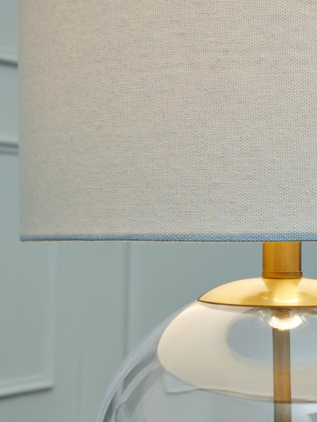 Samder Clear/Brass Table Lamp (Set of 2)