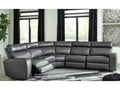 Samperstone Gray 5pc Power Reclining Sectional