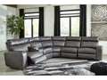 Samperstone Gray 6pc Power Reclining Sectional