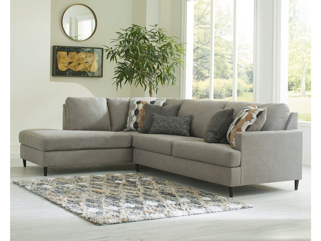 Santasia Granite 2-Piece Sectional with Chaise