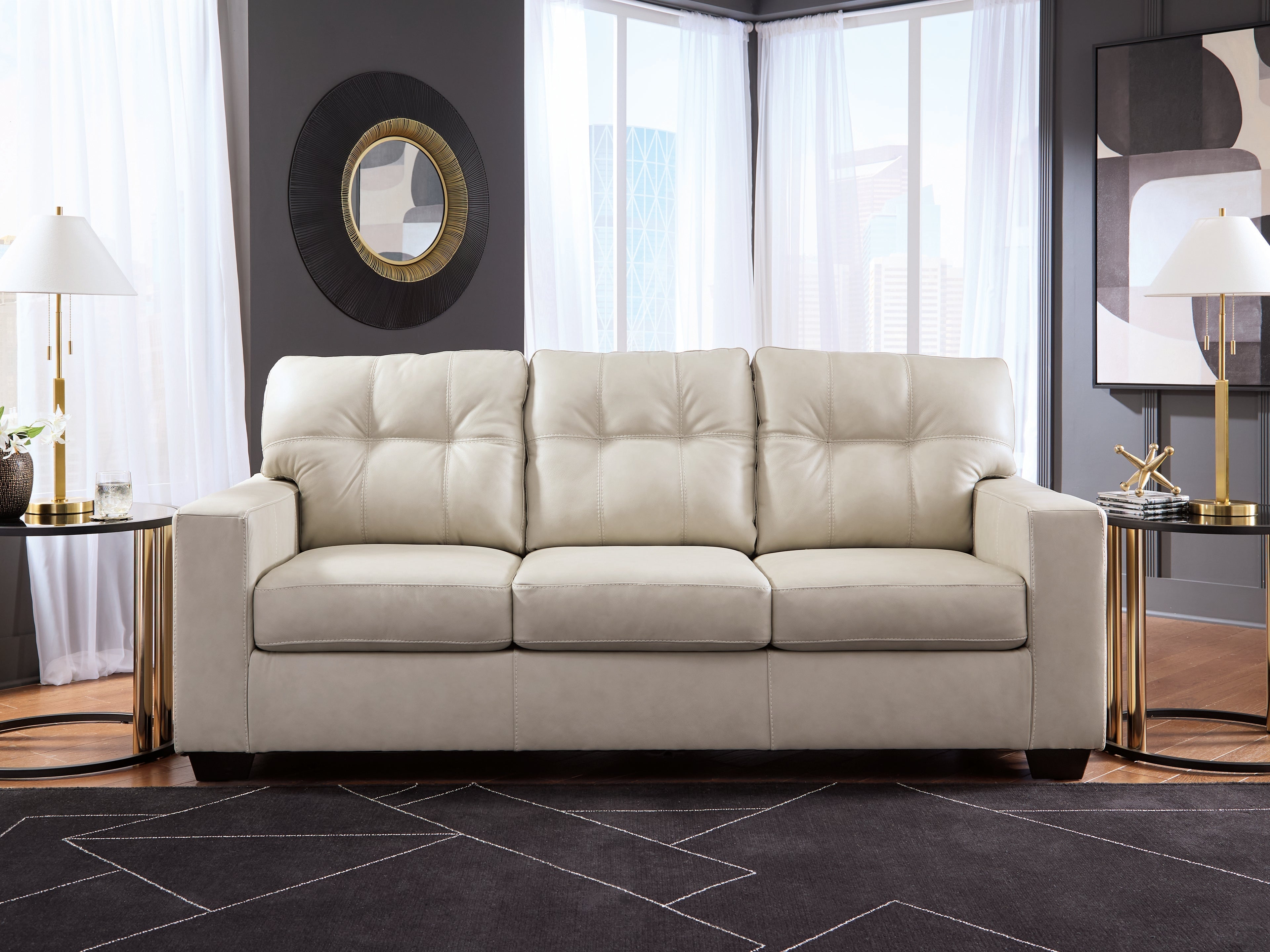 Santorine Bone Queen Sofa Sleeper