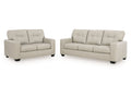 Santorine Bone Sofa and Loveseat