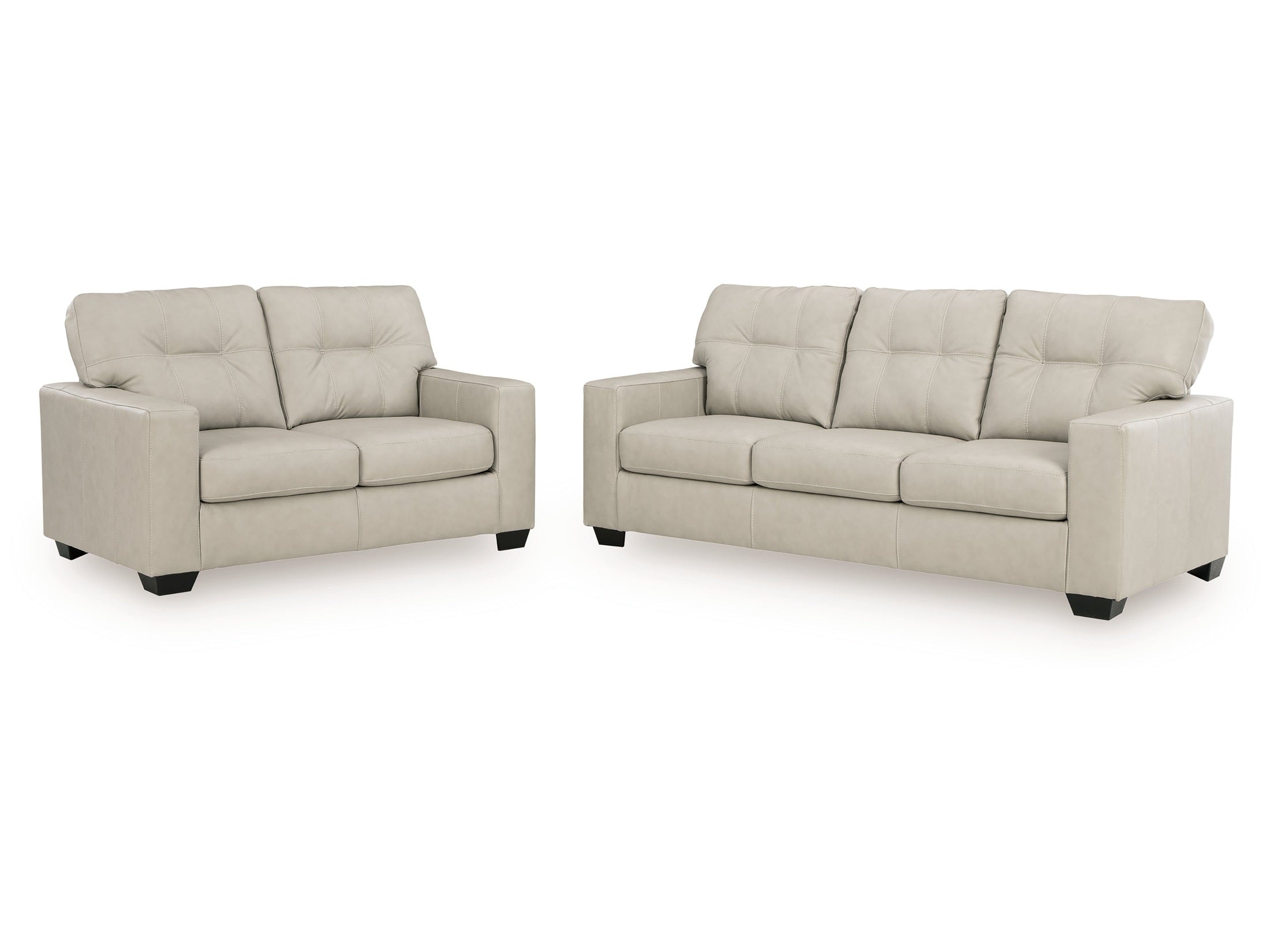 Santorine Bone Sofa and Loveseat