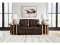 Santorine Dark Brown Loveseat