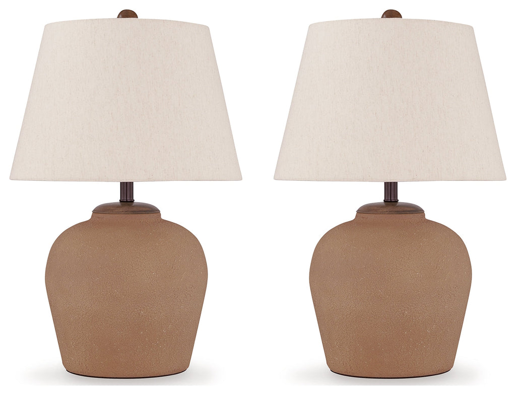 Scantor Rust Table Lamp (Set of 2)