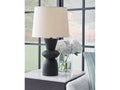 Scarbot Distressed Black Table Lamp (Set of 2)
