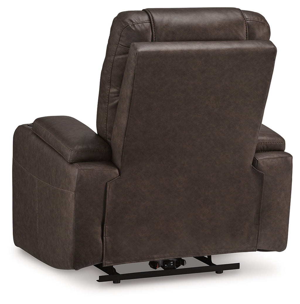 Schooner Rocks Umber Power Recliner/ADJ Headrest