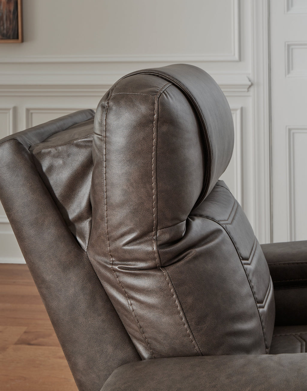 Schooner Rocks Umber Power Recliner/ADJ Headrest