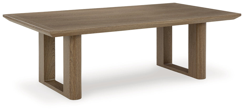 Serene Bay Dark Brown Rectangular Cocktail Table
