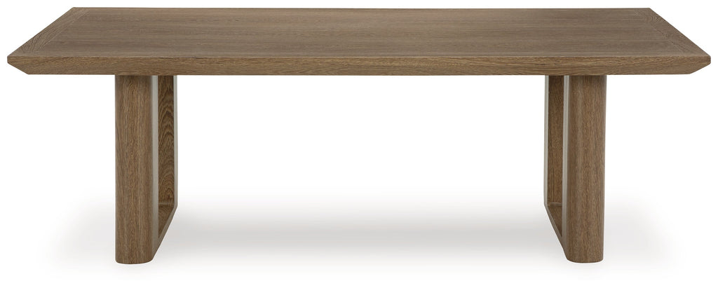 Serene Bay Dark Brown Rectangular Cocktail Table
