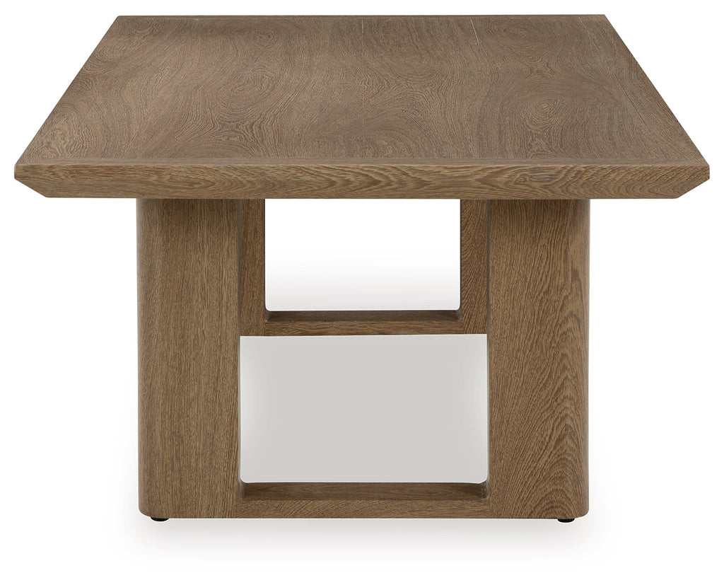 Serene Bay Dark Brown Rectangular Cocktail Table