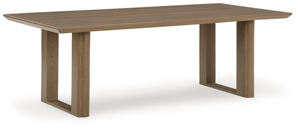 Serene Bay Dark Brown Rectangular Dining table