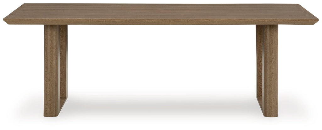 Serene Bay Dark Brown Rectangular Dining table