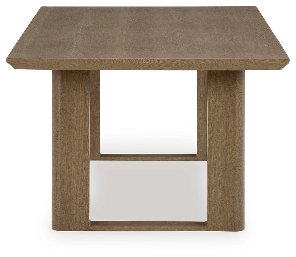 Serene Bay Dark Brown Rectangular Dining table