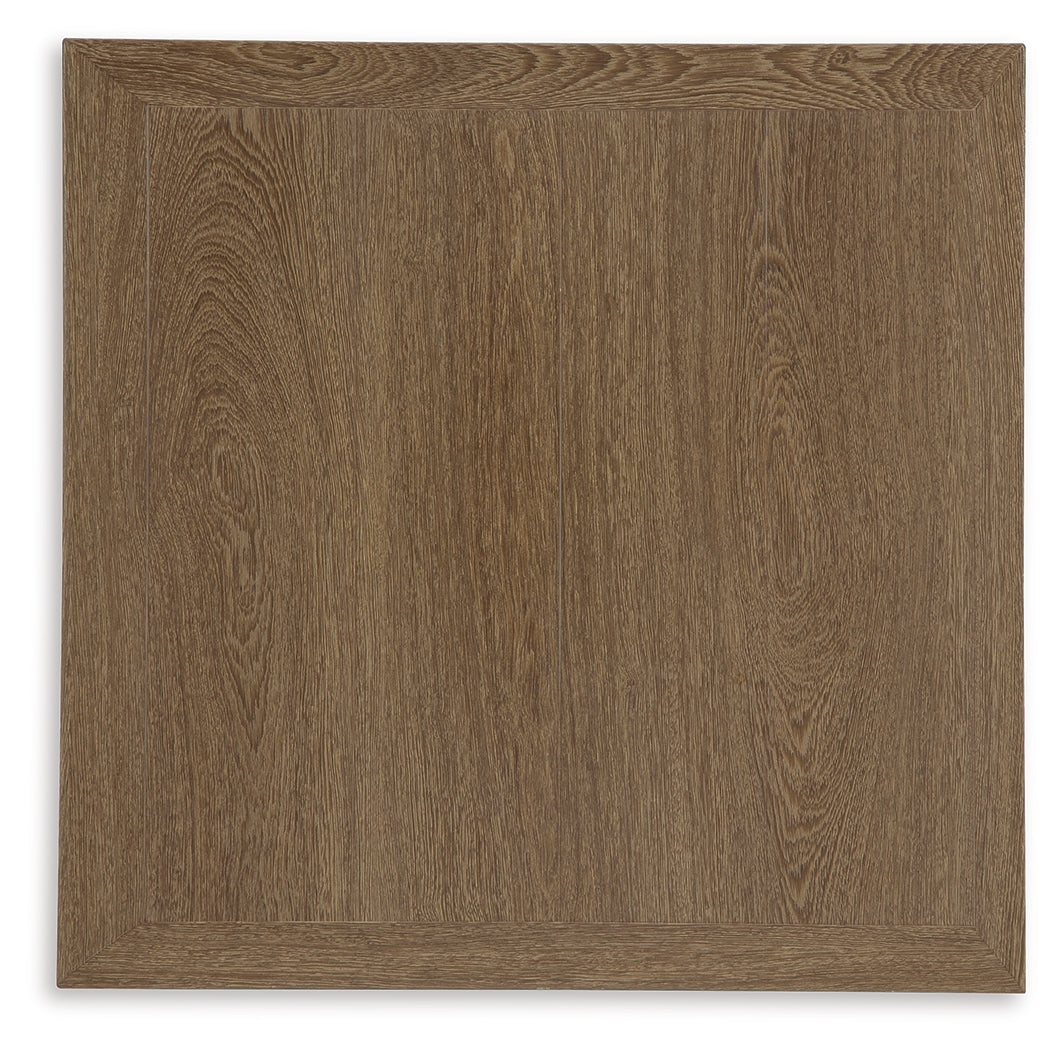 Serene Bay Dark Brown Square End Table