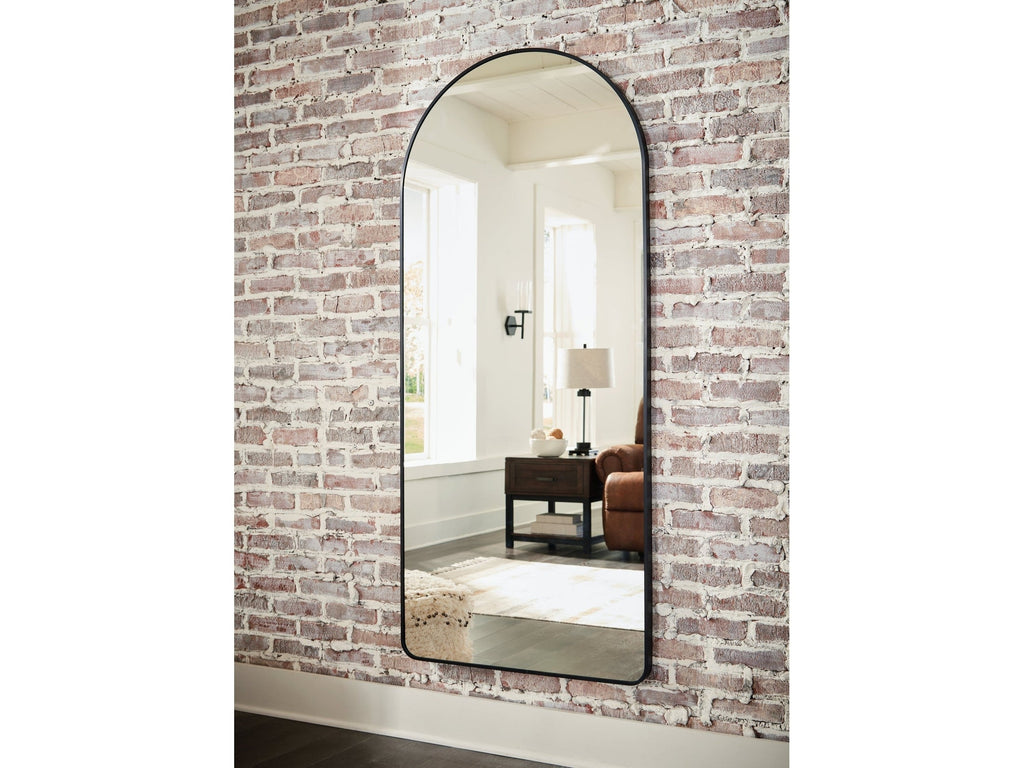 Sethall Black Floor Mirror