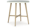 Seton Creek Beige Outdoor Bar Table