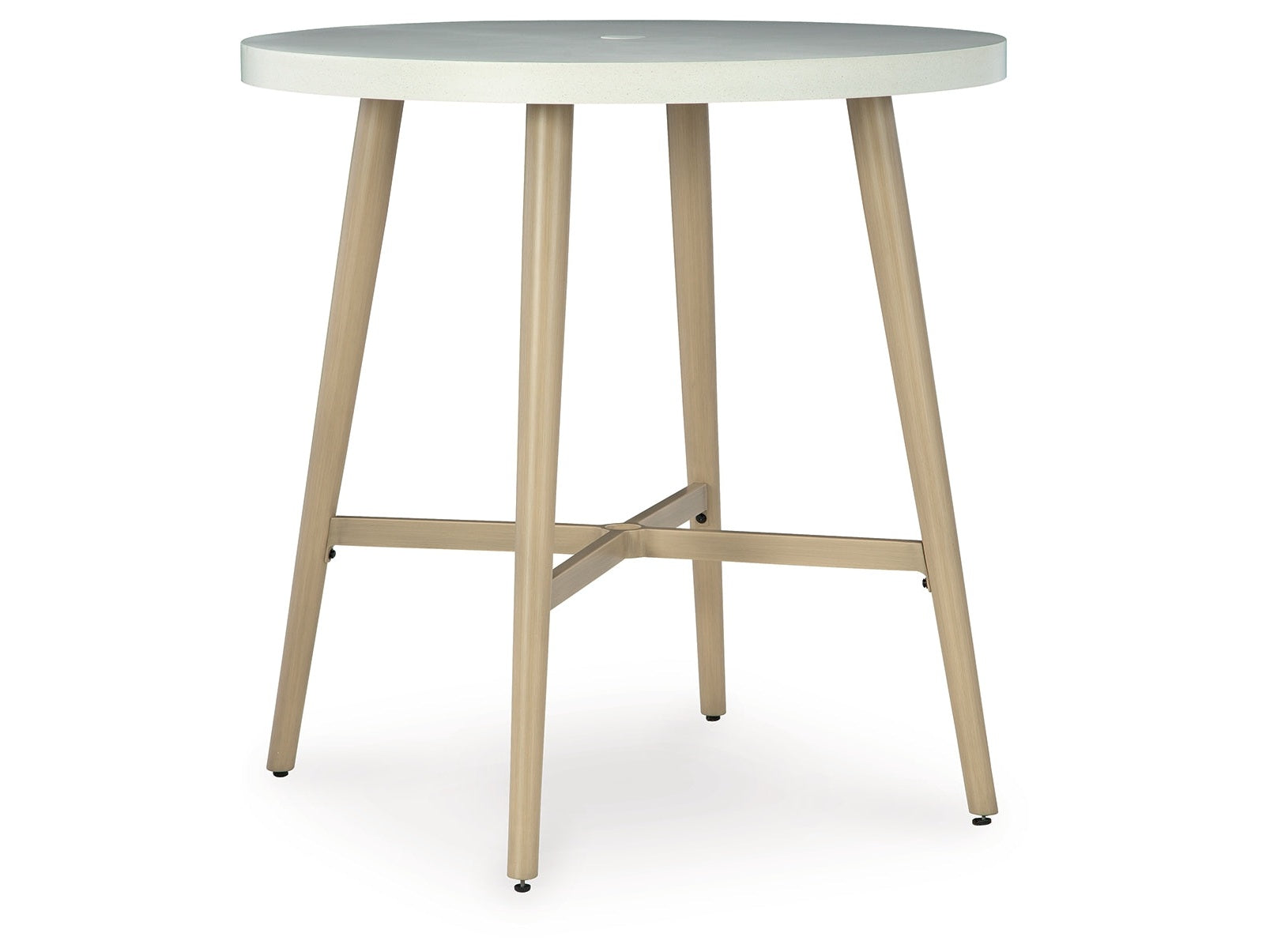 Seton Creek Beige Outdoor Bar Table