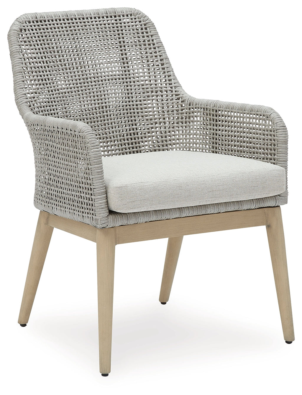 Seton Creek Gray Outdoor Dining Armchair (Set of 2)