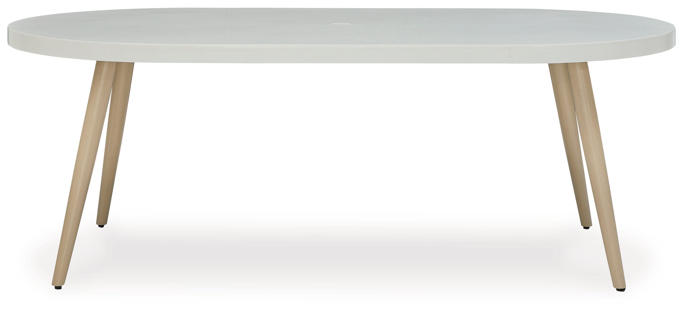 Seton Creek Gray Outdoor Oval Dining Table