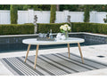 Seton Creek Gray Outdoor Oval Dining Table
