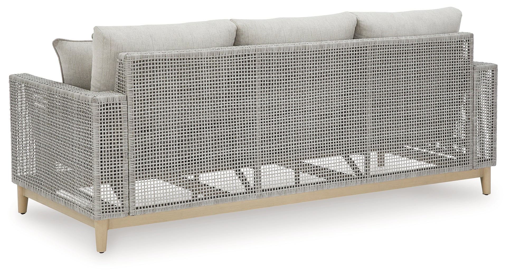 Seton Creek Gray Outdoor Sofa w/ Cushion