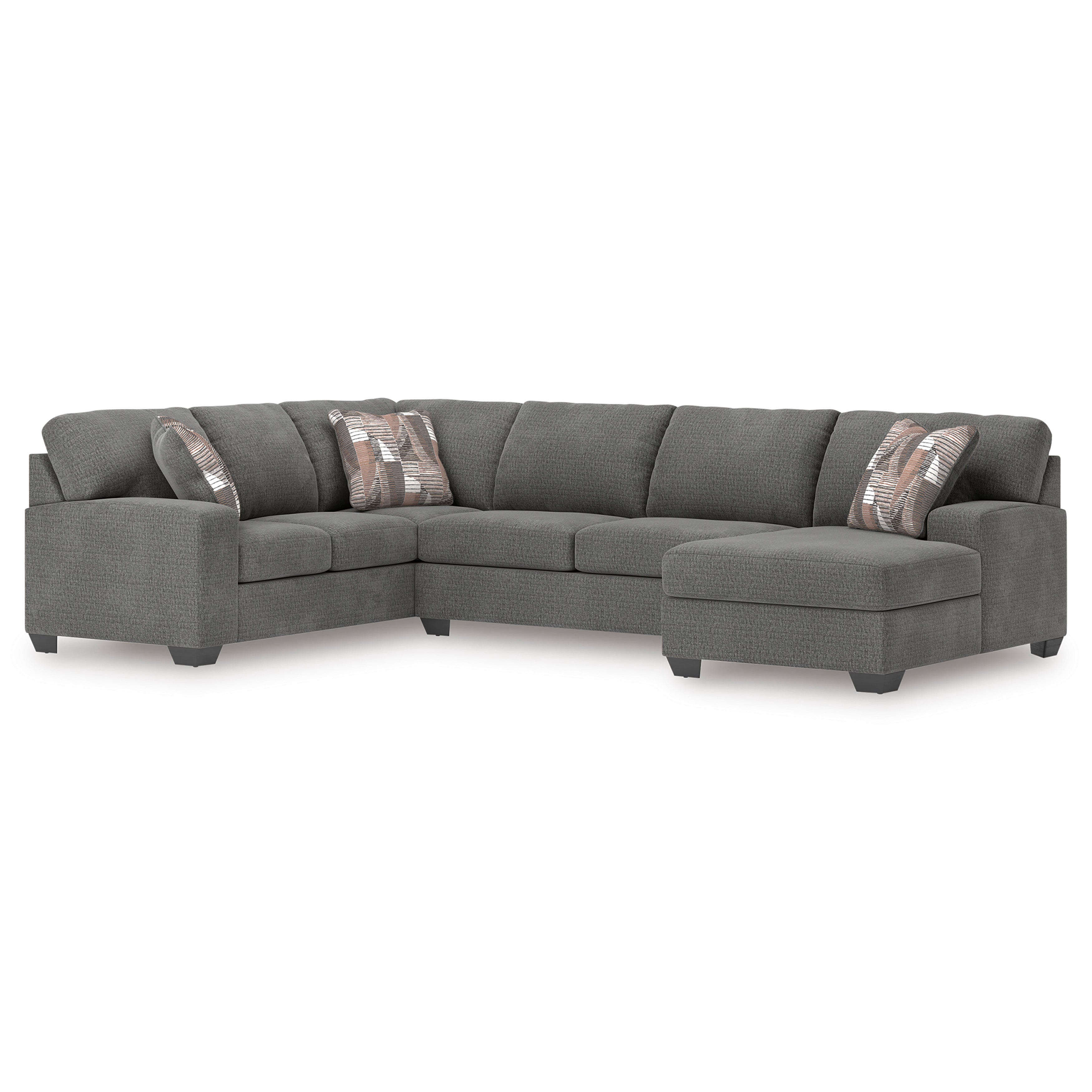 Seyler Lane Greystone 3-Piece Sectional with RAF Chaise