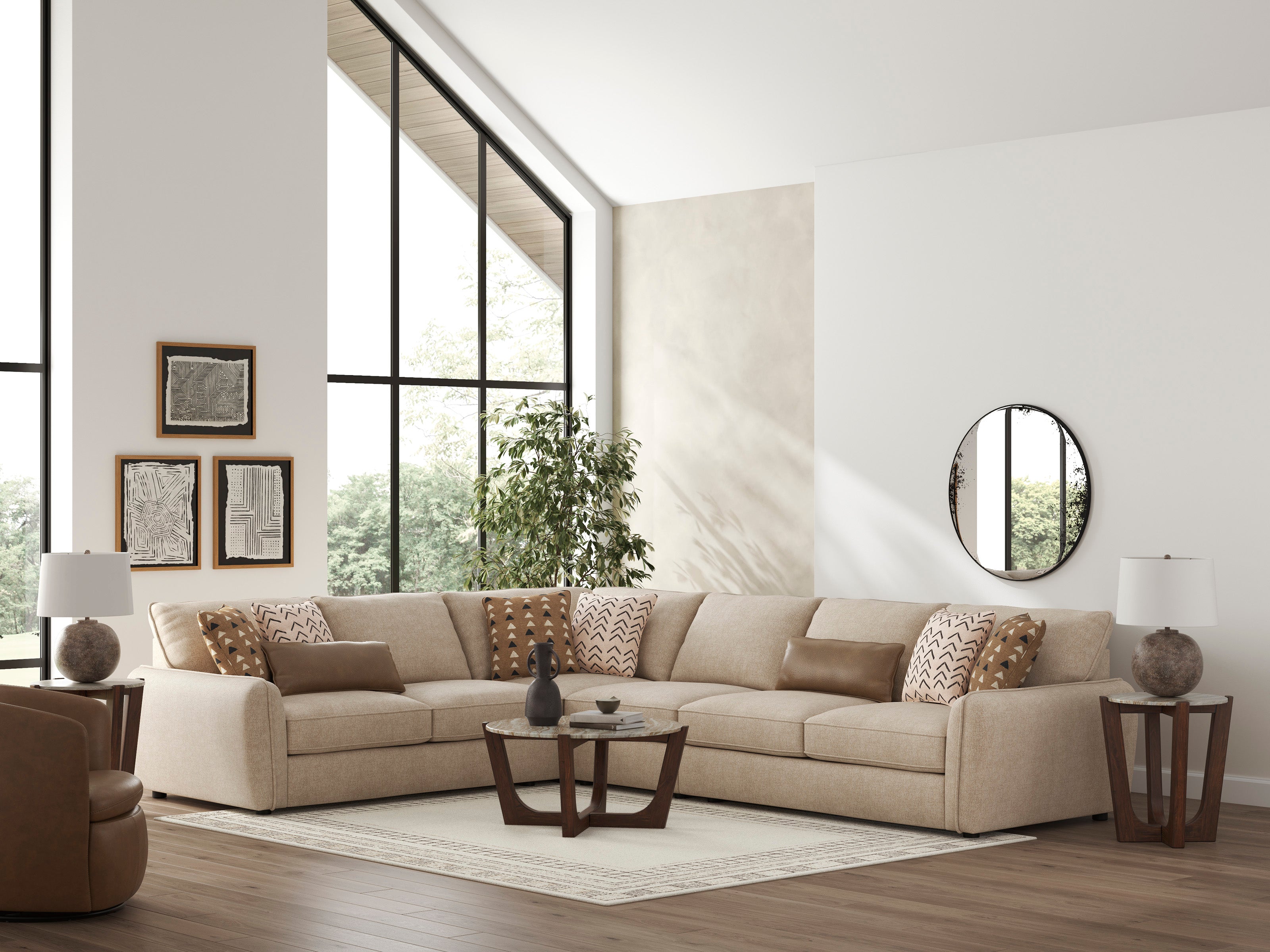 Seyler Sand 4-Piece Sectional