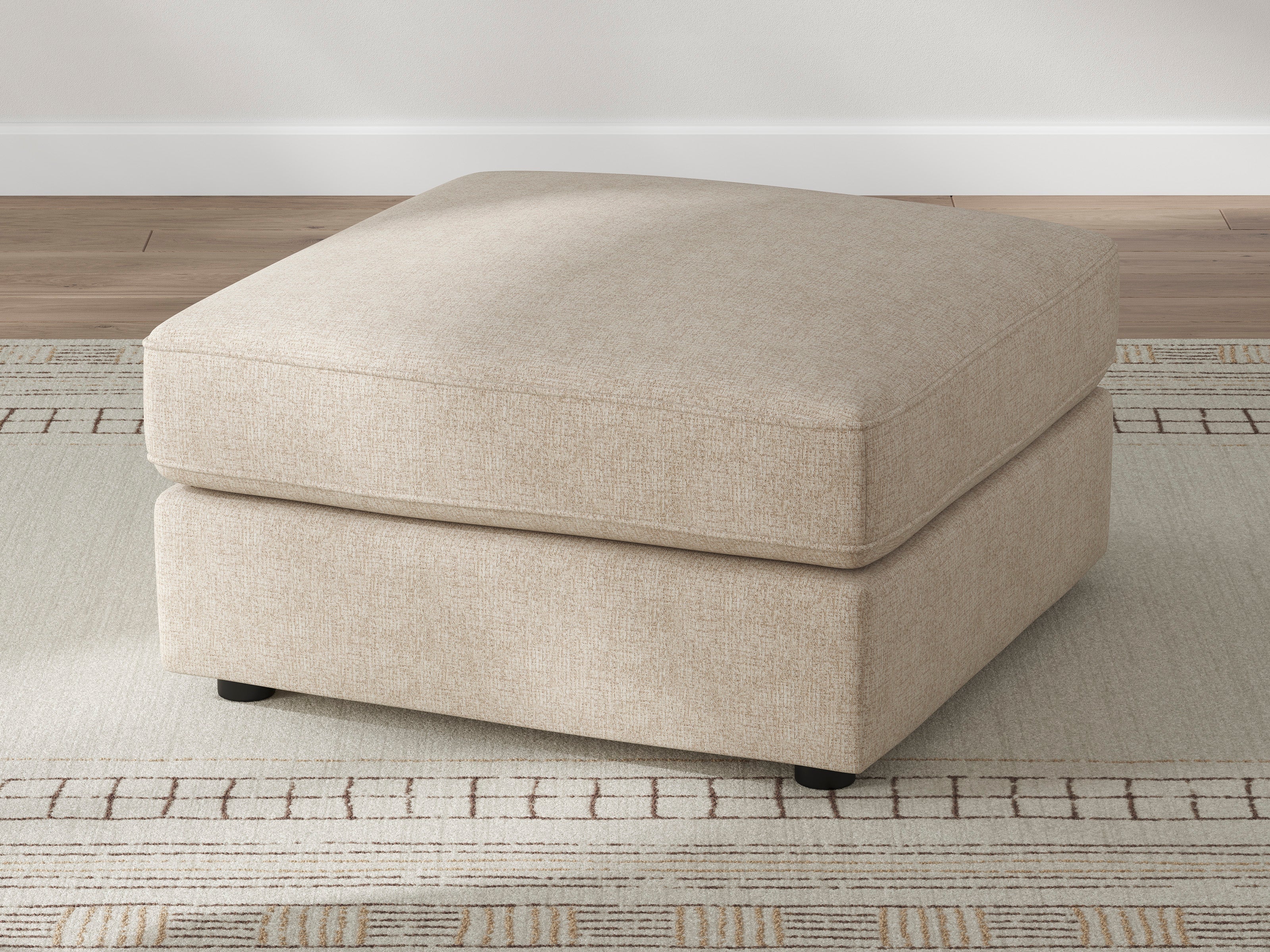 Seyler Sand Oversized Accent Ottoman