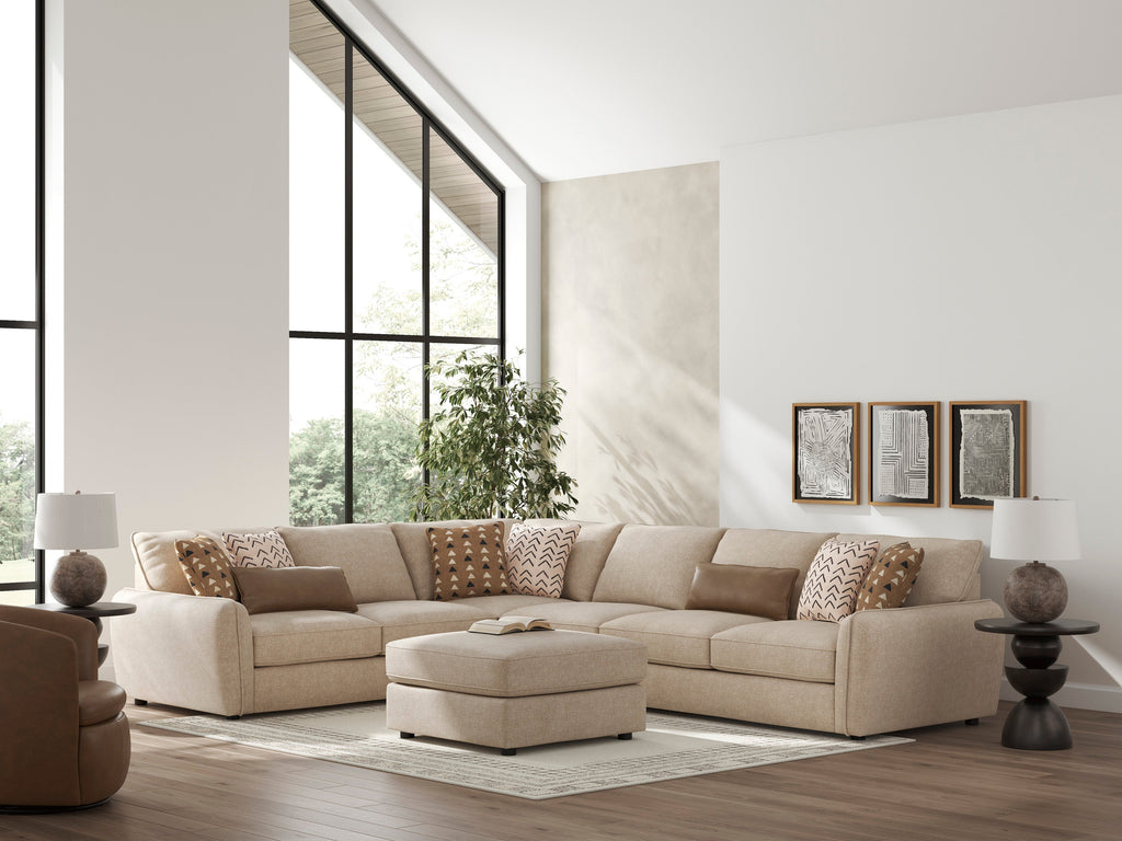Seyler Sand Oversized Accent Ottoman