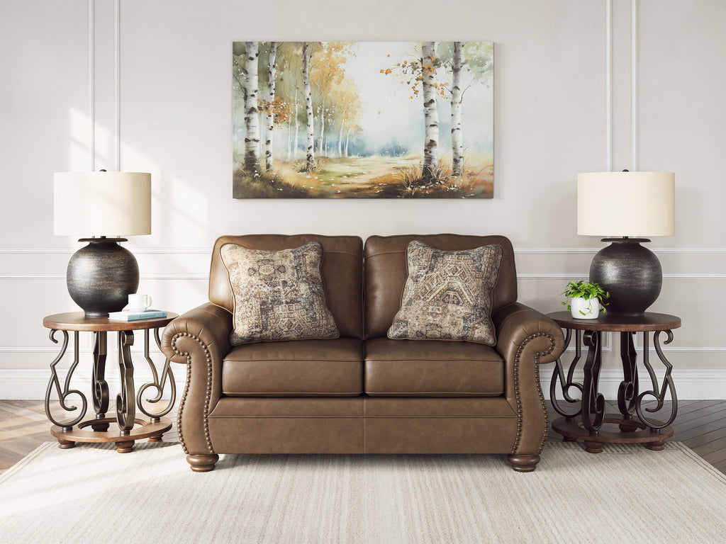 Shadsburne Earth Sofa and Loveseat