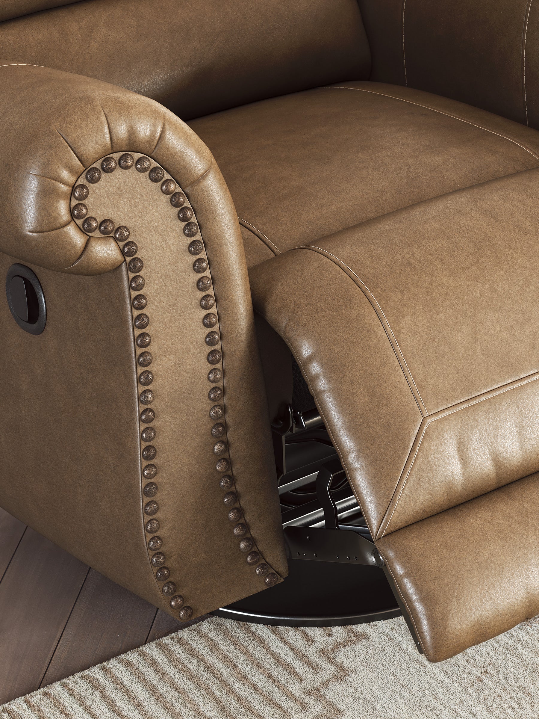 Shadsburne Earth Sofa and Recliner